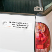 Ayn Rand citeert over het leven Bumpersticker (Op Truck)