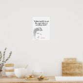 Ayn Rand citeert over het leven Poster (Keuken)