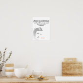 Ayn Rand citeert over jouw gedomineerde samenlevin Poster (Keuken)