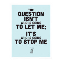 Ayn Rand Inspirerend Quote - Poster filosofie