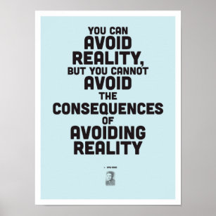 Ayn Rand Inspirerend Quote - Poster filosofie
