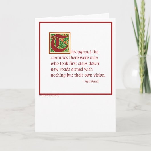 Ayn Rand Kaart (Voorkant)