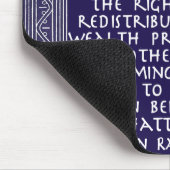 Ayn Rand over de herverdeling van rijkdom Muismat (Hoek)