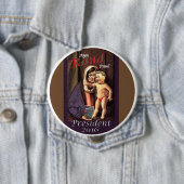 Ayn Rand Paul Ronde Button 4,0 Cm (In situ)