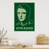 Ayn Rand Poster (Keuken)