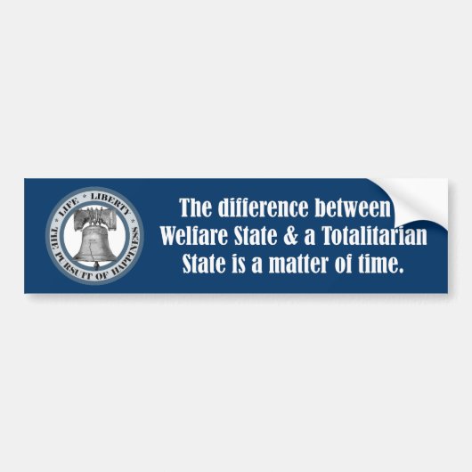 Ayn Rand Quote Bumper Bumpersticker (Voorkant)