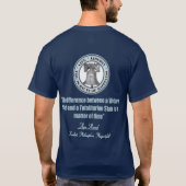 Ayn Rand Quote over Welzijn T-shirt (Achterkant)
