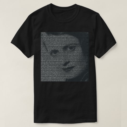 Ayn Rand Quote Portret T-shirt (Design voorkant)