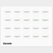 Ayn Rand Quote Ronde Sticker (Vel)