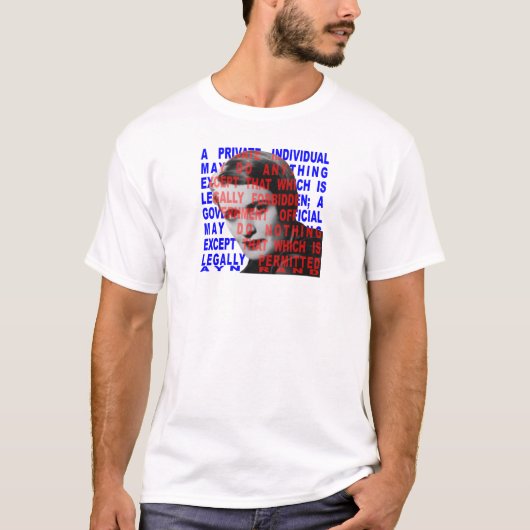 Ayn Rand Quote Shirten T-shirt (Voorkant)