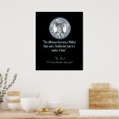 Ayn Rand Quote (Totalitarianisme) Poster (Keuken)