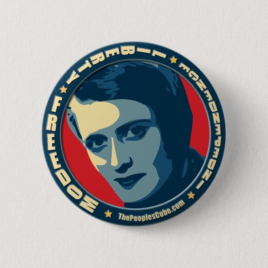 Ayn Rand - Shrugged: OHP Button (Voorkant)