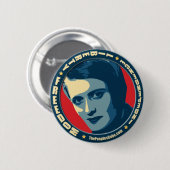 Ayn Rand - Shrugged: OHP Button (Voorkant /achterkant)