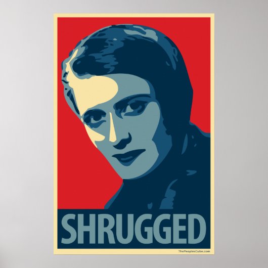 Ayn Rand - Shrugged: OHP Poster (Voorkant)