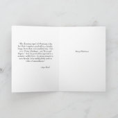 Ayn Rand Snow Wereldbol Feestdagen Kaart (Binnen)