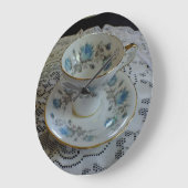  Aynsley Blue Roos Tea Cup Klok (Hoek)