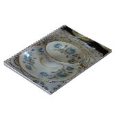 Aynsley Blue Roos Tea Cup Notitieboek (Linkerzijde)