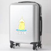 Ayogado Avocado Yoga Lover Sticker (Koffer)