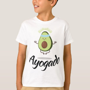 Ayogado - Yoga avocado - Spiritueel fruit - Vegan T-shirt
