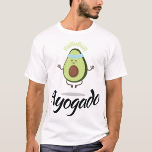 Ayogado - Yoga avocado - Spiritueel fruit - Vegan T-shirt