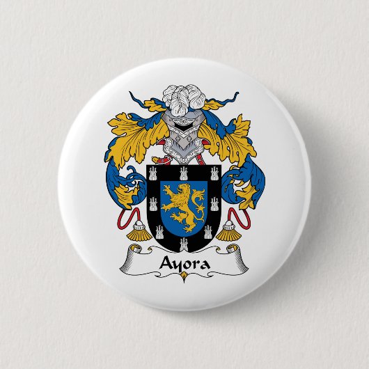 Ayora CREST van de Familie Ronde Button 5,7 Cm (Voorkant)