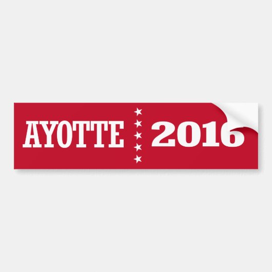 Ayotte - Kelly Ayotte 2016 Bumpersticker (Voorkant)