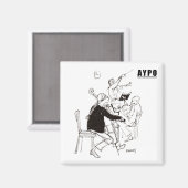 AYPO 25-26 Seizoen Beperkte Cartoon Magnet (Voorkant / Achterkant)