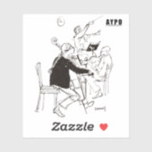 AYPO 25-26 Seizoen Beperkte Cartoon Sticker (Vel)