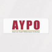 AYPO Multiple Logo Labels (Design 2)