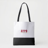 AYPO Red Logo Tas (Voorkant)