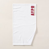 AYPO Rode Logo handdoek (Handdoek)