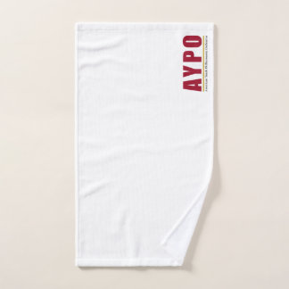 AYPO Rode Logo handdoek