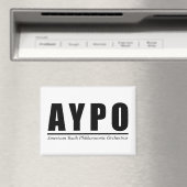 AYPO Zwarte Logo-magneet Magneet (Insitu (Vaatwasser))