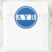 Ayr City Pride Embleem – Schotse identiteit Ronde Sticker (Tas)