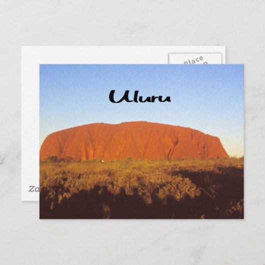 Ayres Rock Briefkaart (Voorkant / Achterkant)