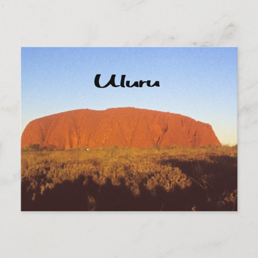 Ayres Rock Briefkaart (Voorkant)