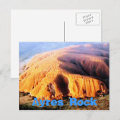 Ayres Rock Uluru Australia briefkaart (Voorkant / Achterkant)