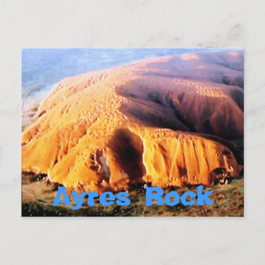 Ayres Rock Uluru Australia briefkaart (Voorkant)