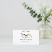 Ayres Way Pet Transport Visitekaartje (Staand voorkant)