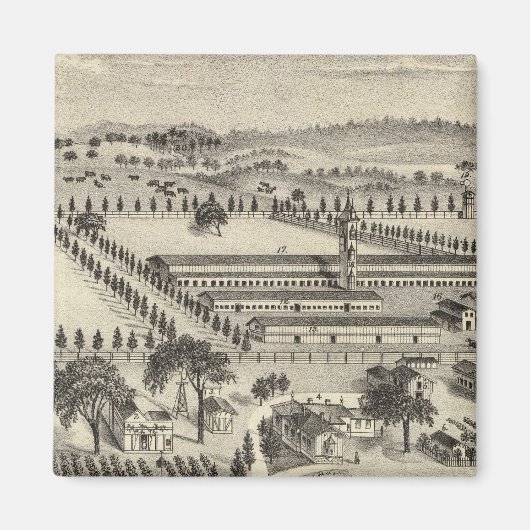 Ayrshire Boerderij Magneet (Voorkant)