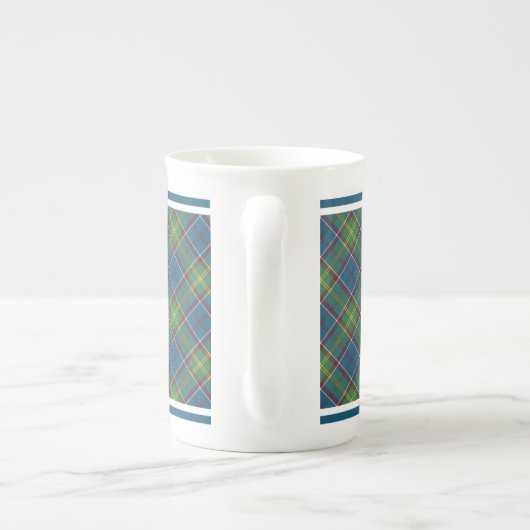 Ayrshire District Tartan Bone China Mok (Achterkant)