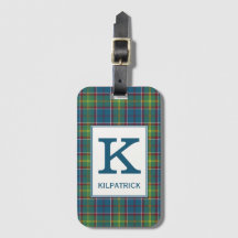 Ayrshire District Tartan Monogrammed