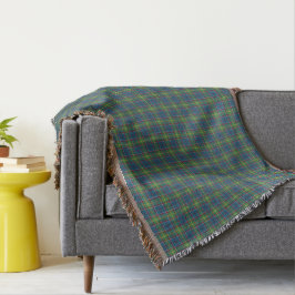 Ayrshire District Tartan Throw Blanket Deken