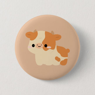 Ayrshire-koe Ronde Button 5,7 Cm