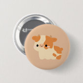 Ayrshire-koe Ronde Button 5,7 Cm (Voorkant /achterkant)