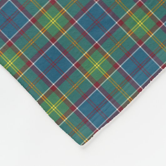 Ayrshire Scotland District Tartan Fleece Deken (Hoek)
