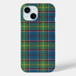 Ayrshire Scotland District Tartan Pattern iPhone 15 Case