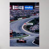 Ayrton Belgium Racing Poster (Voorkant)