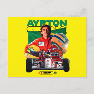 Ayrton Senna Briefkaart