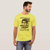 Ayrton Senna is niet gestorven, hij is een ronde v T-shirt (Voorkant volledig)